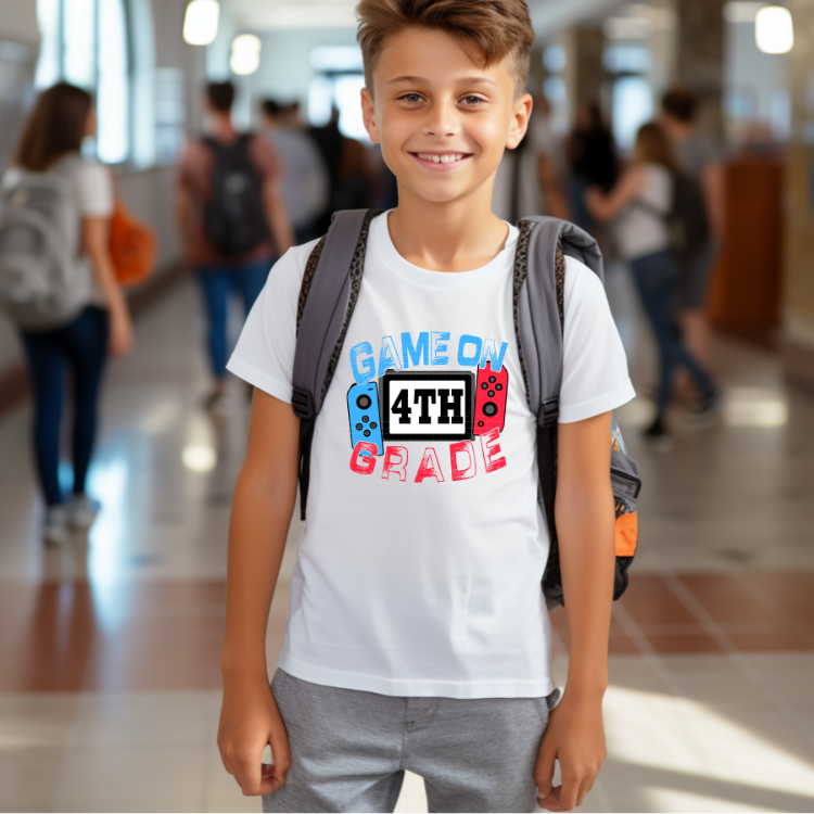 GAME ON 4TH GRADE - DTF TRANSFER