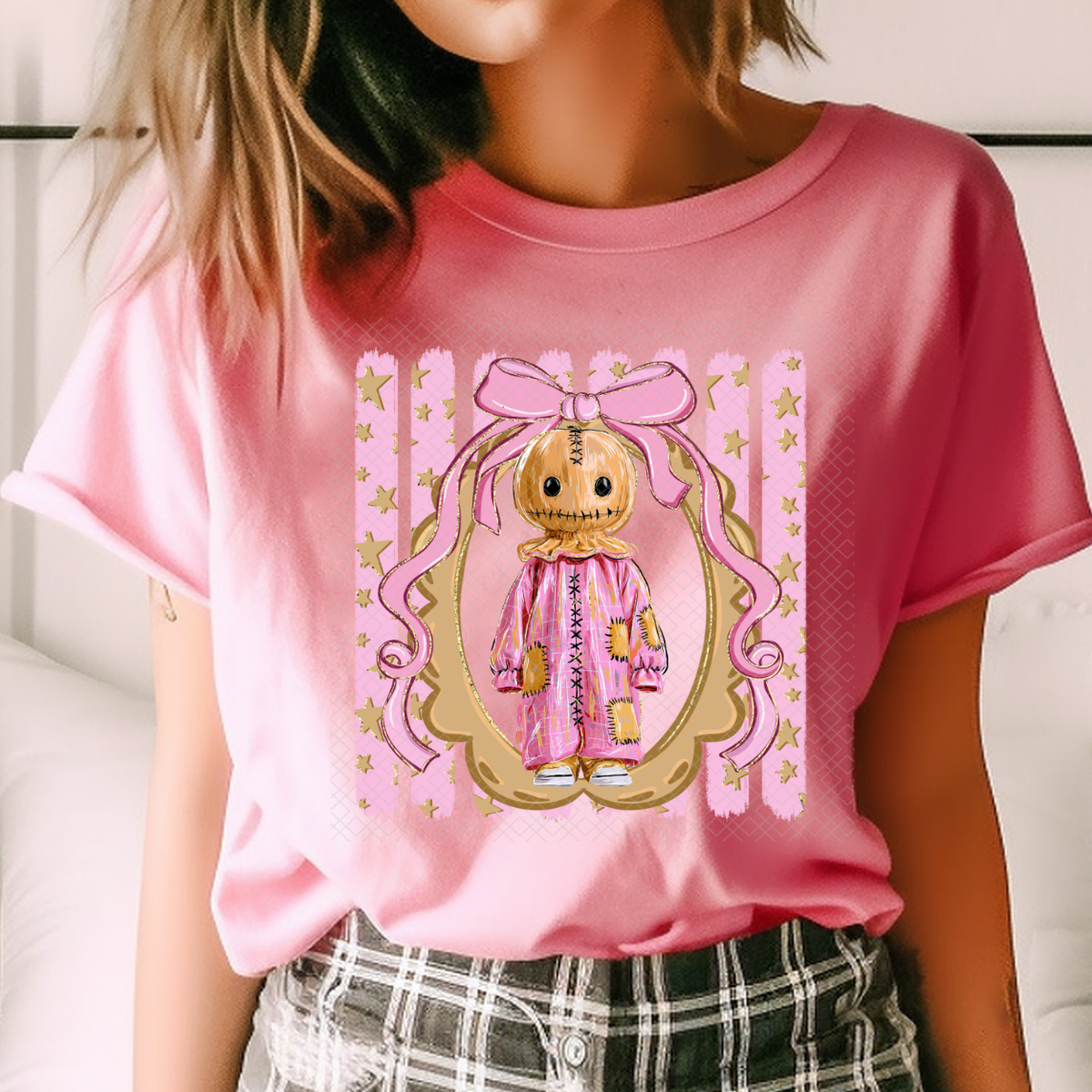 PREPPY PINK HORROR - DTF TRANSFER