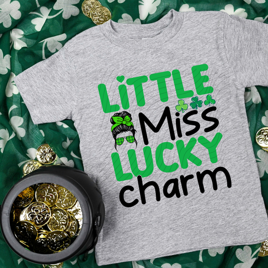 LITTLE MISS LUCKY CHARM BUN - DTF TRANSFER