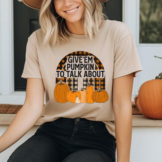 PUMPKIN TO TALK ABOUT - DTF TRANSFER