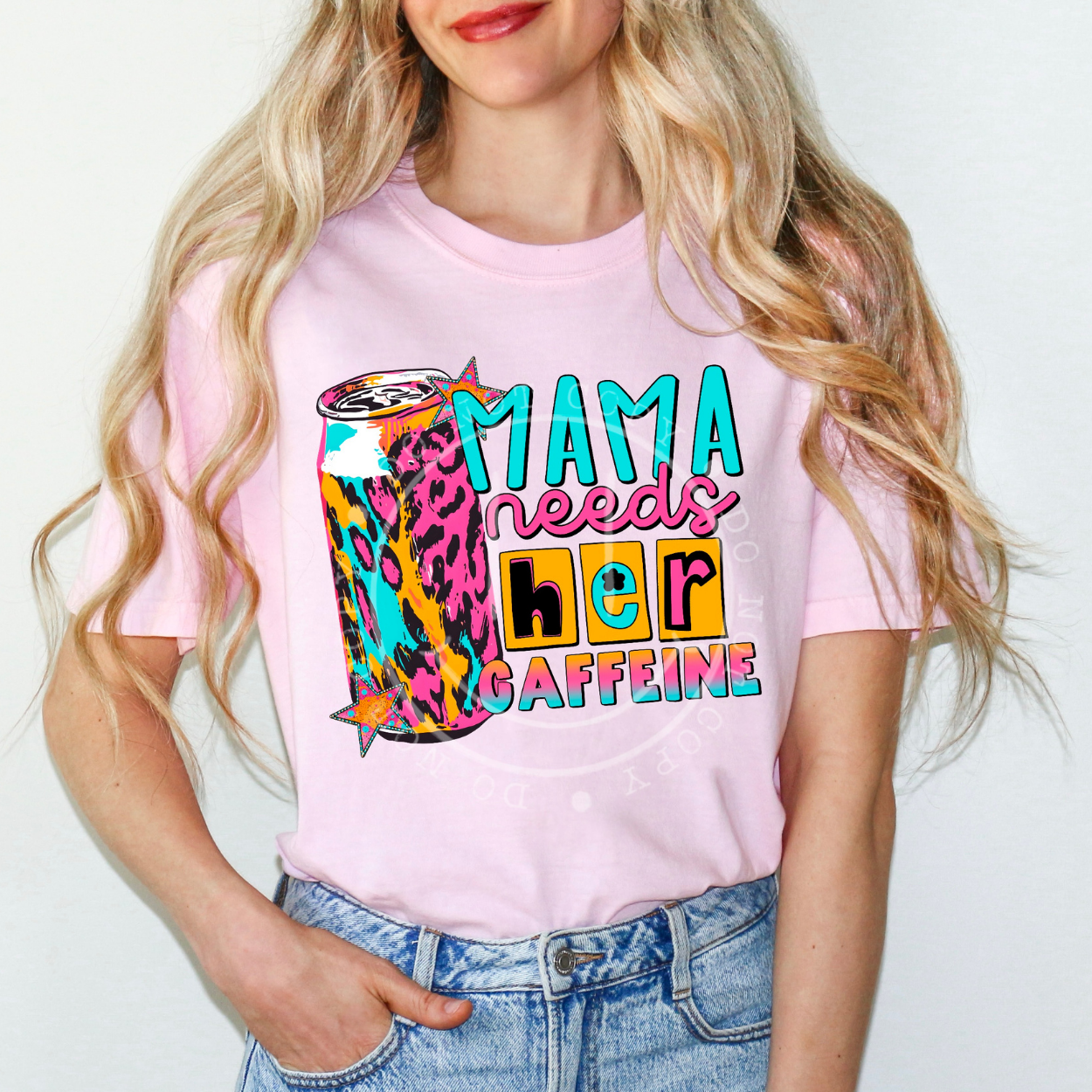 MAMA NEEDS HER CAFFEINE - DTF TRANSFER