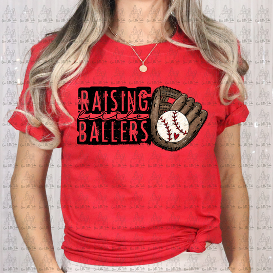 RAISING LITTLE BALLERS - BASEBALL - DTF TRANSFER