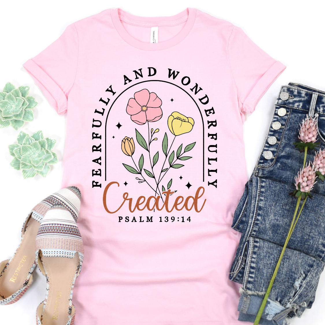 FEARFULLY AND WONDERFULLY CREATED - DTF TRANSFER