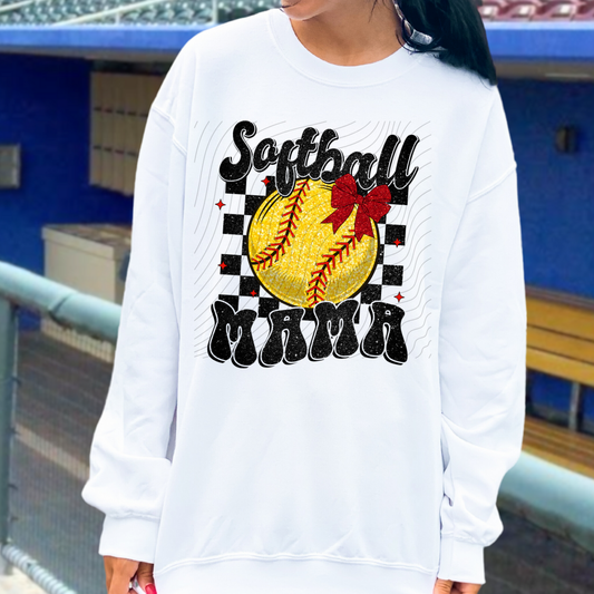 SOFTBALL MAMA - DTF TRANSFER