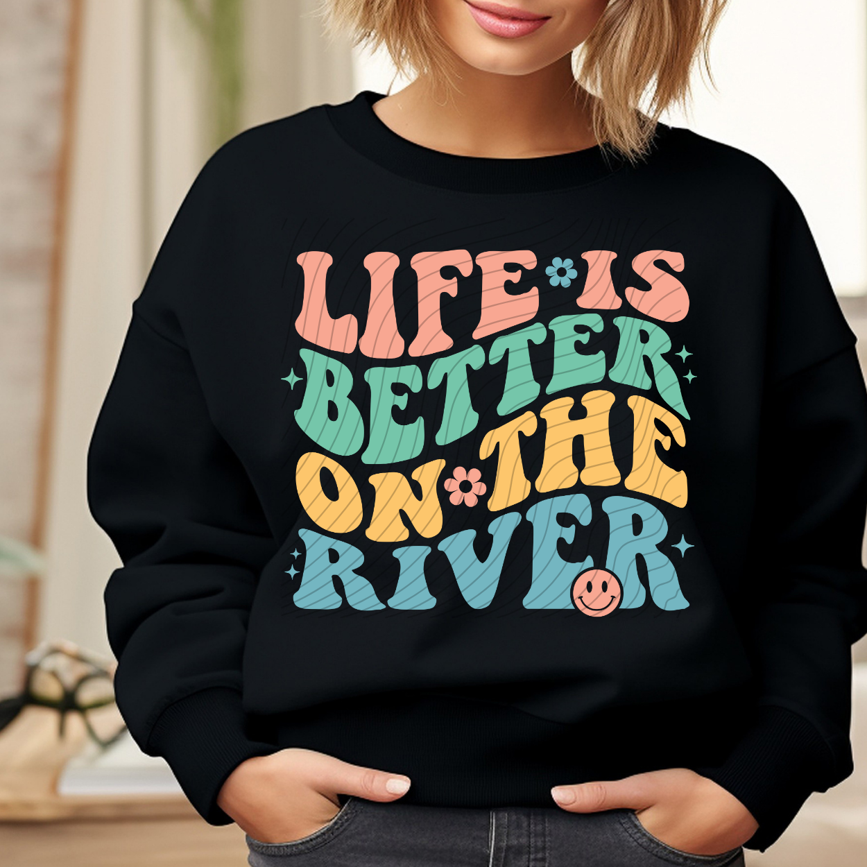 BETTER ON THE RIVER COLOR - DTF TRANSFER