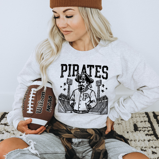 PIRATES MASCOT FOOTBALL - DTF TRANSFER