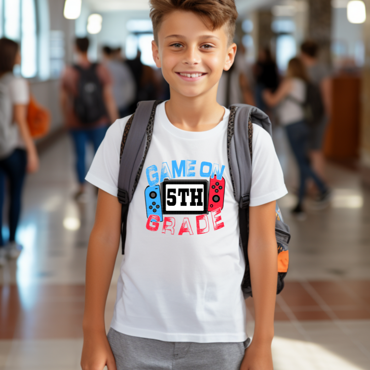 GAME ON 5TH GRADE - DTF TRANSFER