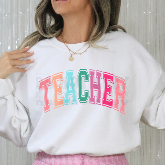 TEACHER VARSITY NO DISTRESS - DTF TRANSFER