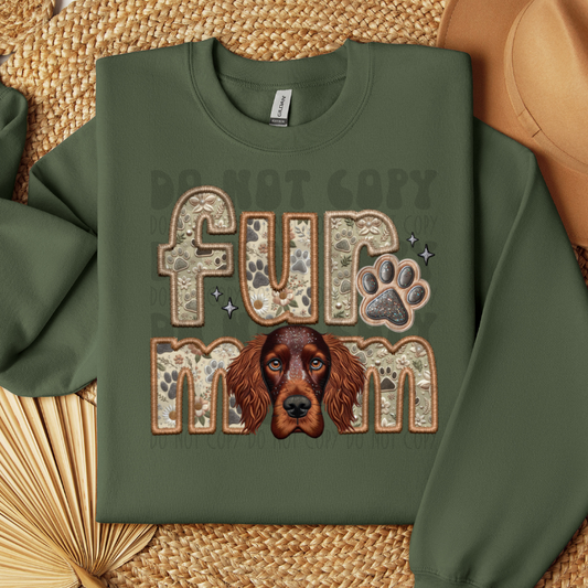IRISH SETTLER - FAUX EMBROIDERY - DTF TRANSFER