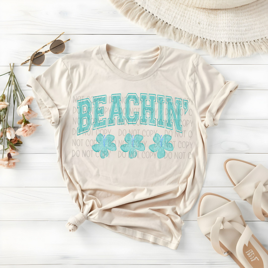 BEACHIN' BLUE - DTF TRANSFER