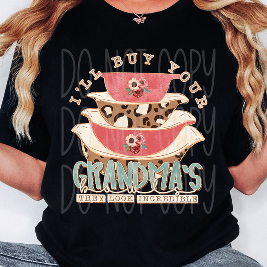 GRANDMAS BOWLS - DTF TRANSFER