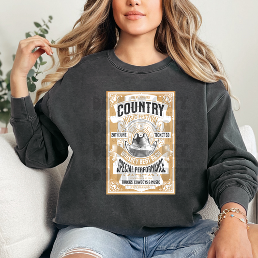 TRUCKS COWBOYS & MUSIC - DTF TRANSFER