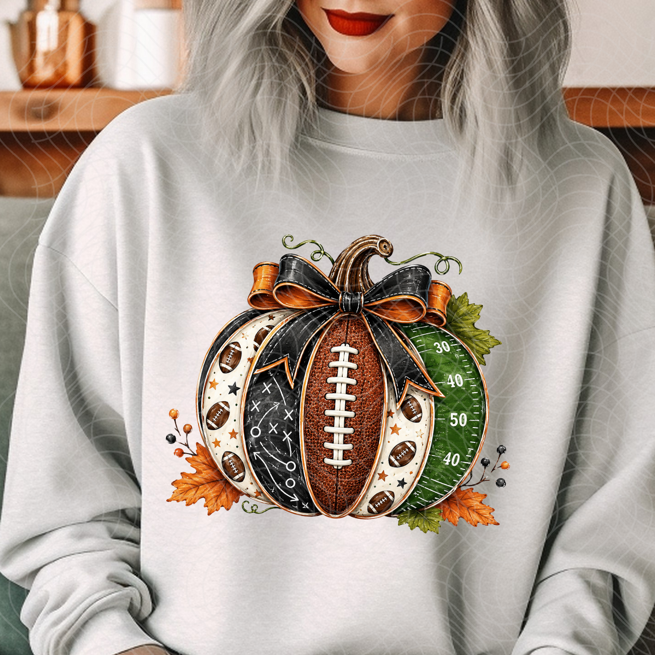 PUMPKIN FOOTBALL - DTF TRANSFER