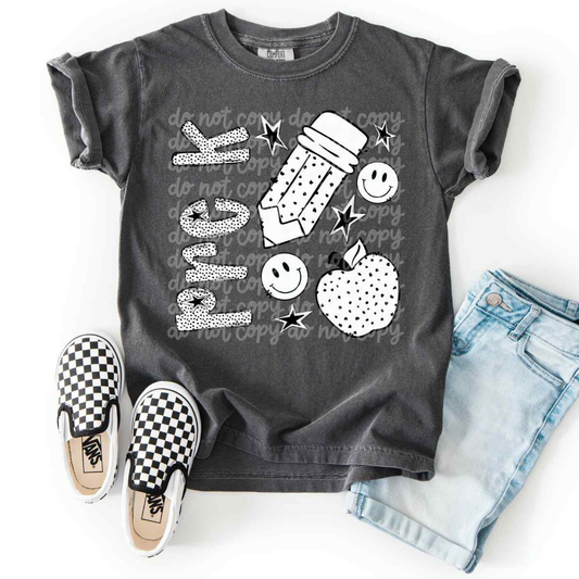 PRE K POLKA DOT - DTF TRANSFER