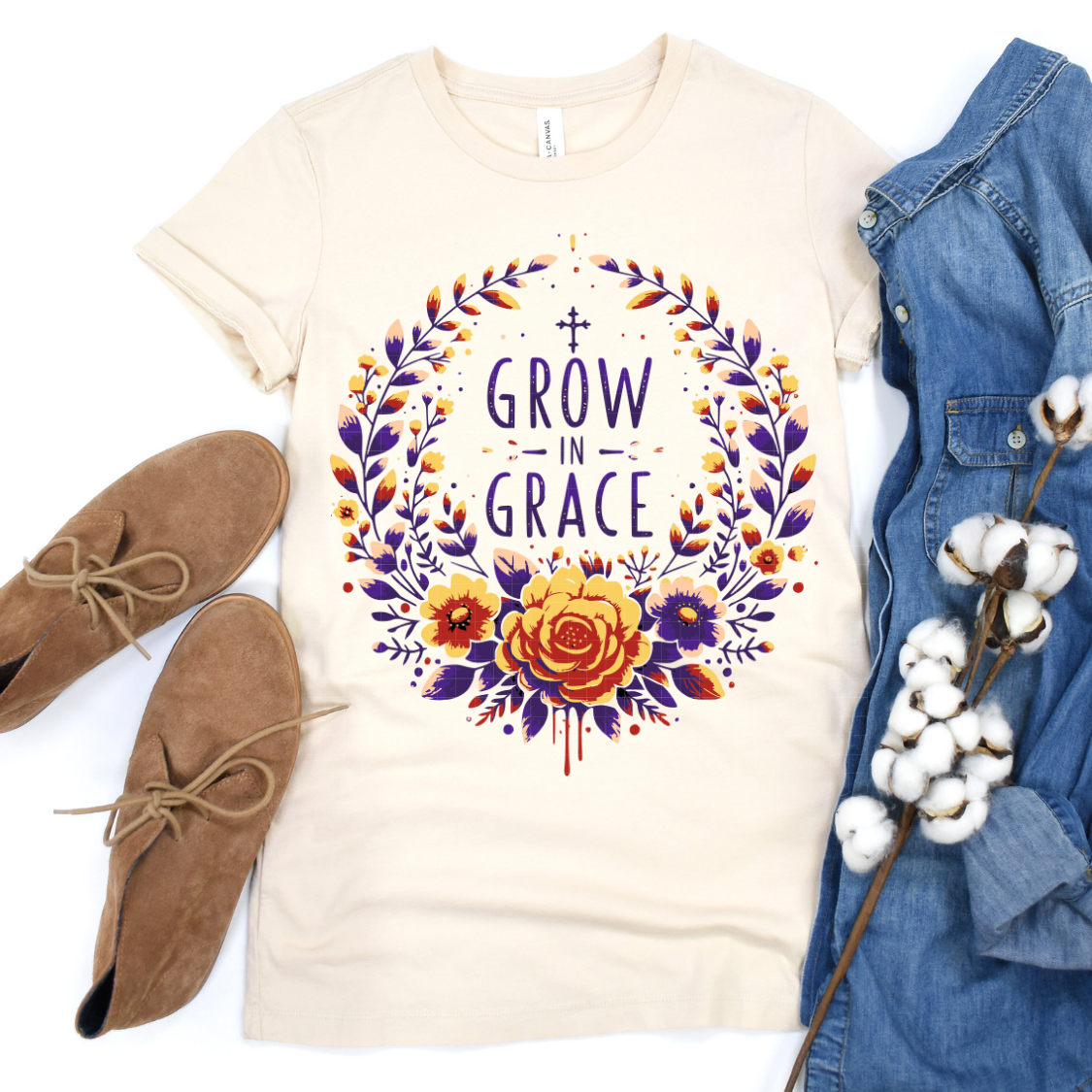 GROW IN GRACE - DTF TRANSFER