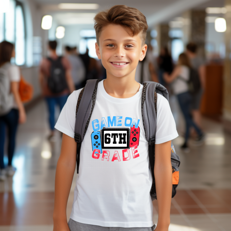 GAME ON 6TH GRADE - DTF TRANSFER