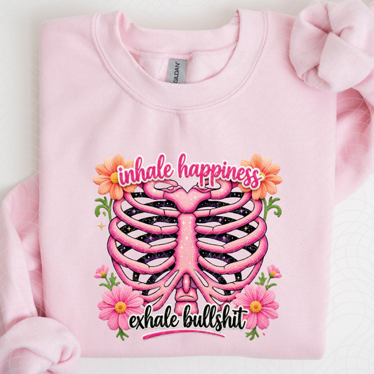 INHALE HAPPINESS - DTF TRANSFER