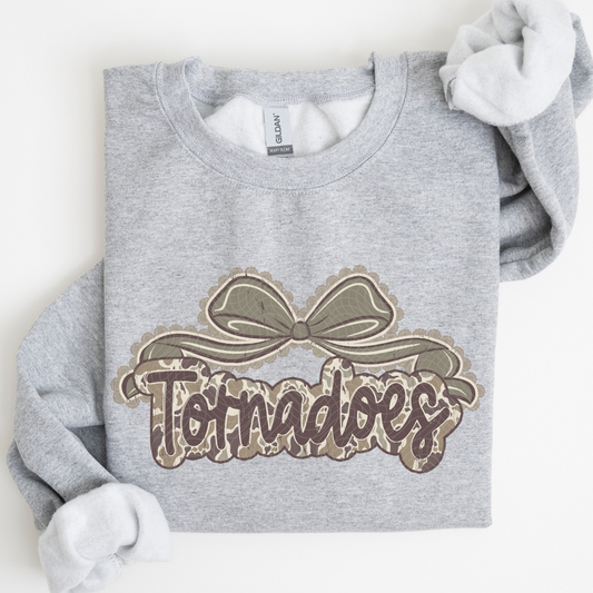 TORNADOES CAMO BOW - DTF TRANSFER