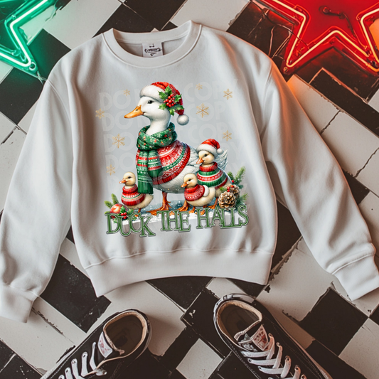 DUCK THE HALLS - DTF TRANSFER