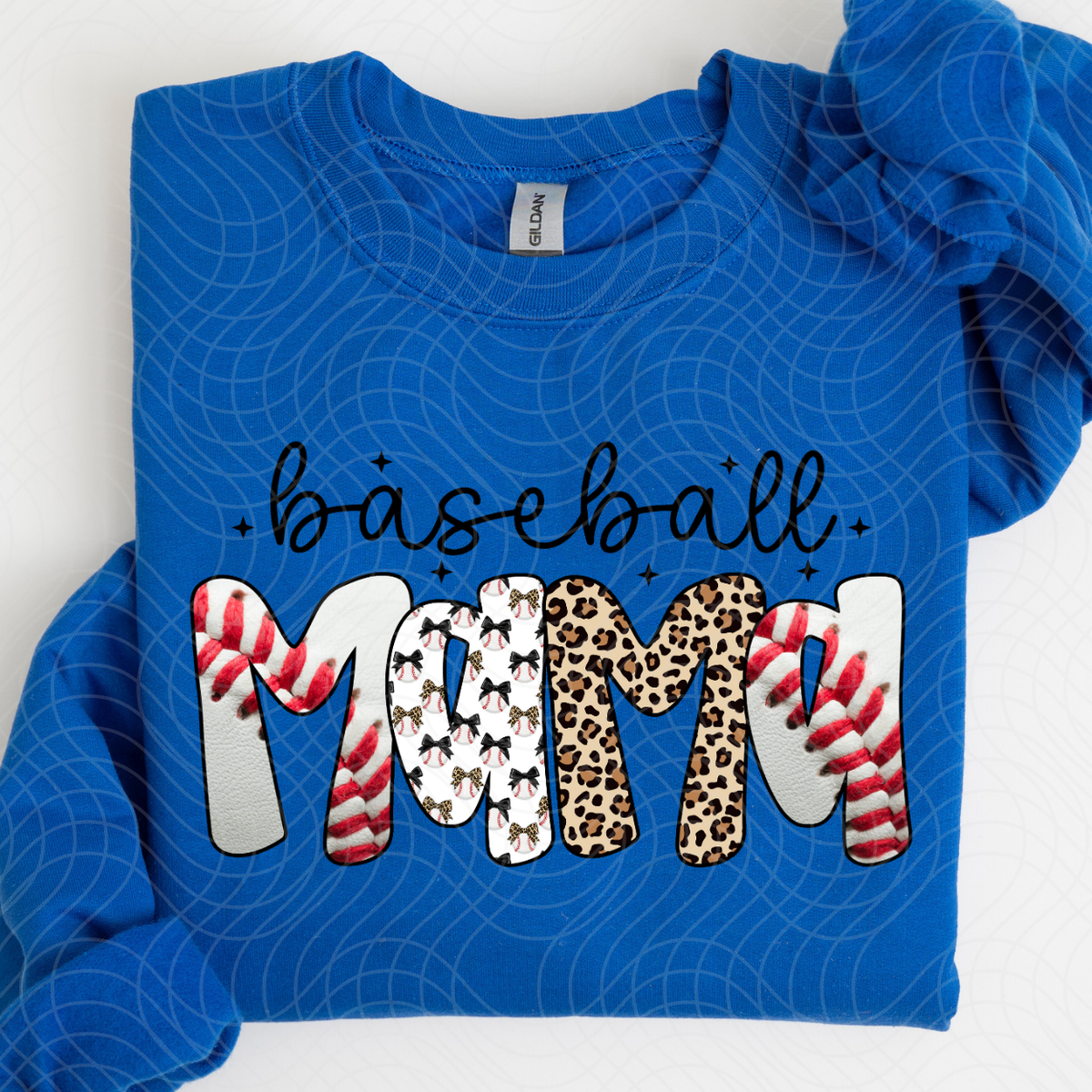 BASEBALL MAMA BLK - DTF TRANSFER