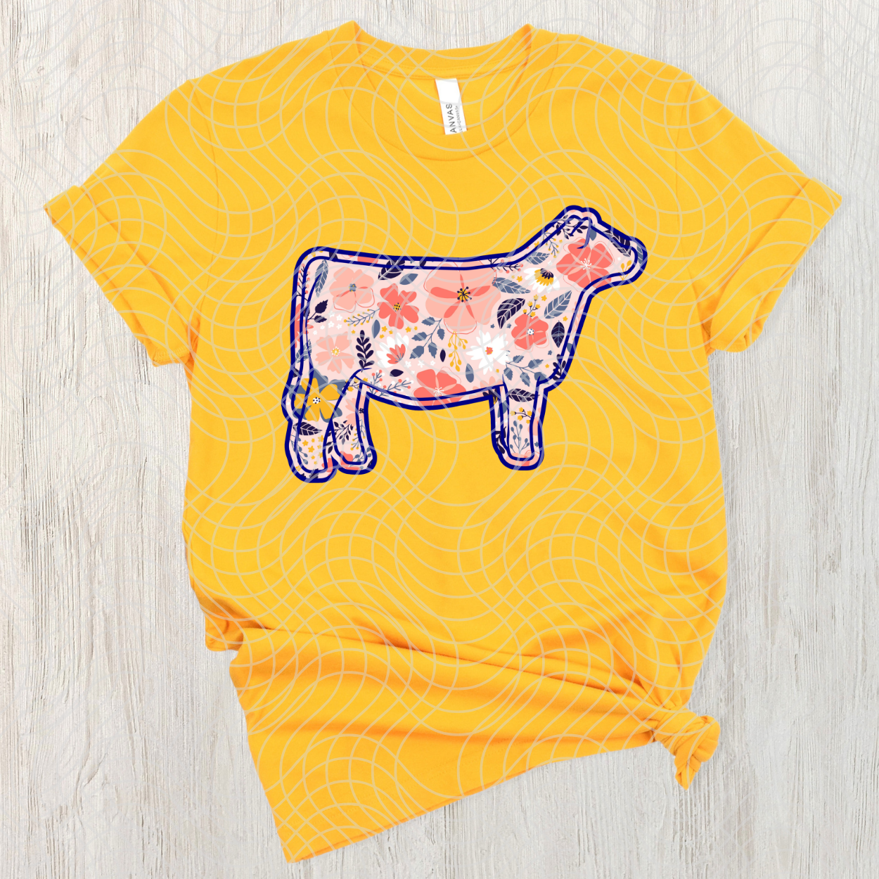 FLOWER COW- DTF TRANSFER