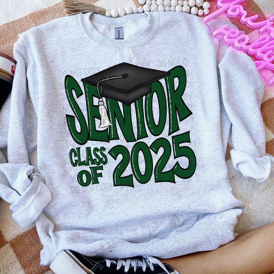SENIOR 2025 DRK GREEN - DTF TRANSFER
