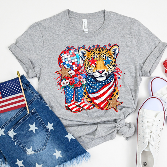 AMERICA LEOPARD - DTF TRANSFER