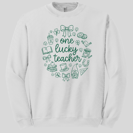 ONE LUCKY TEACHER - DTF TRANSFER