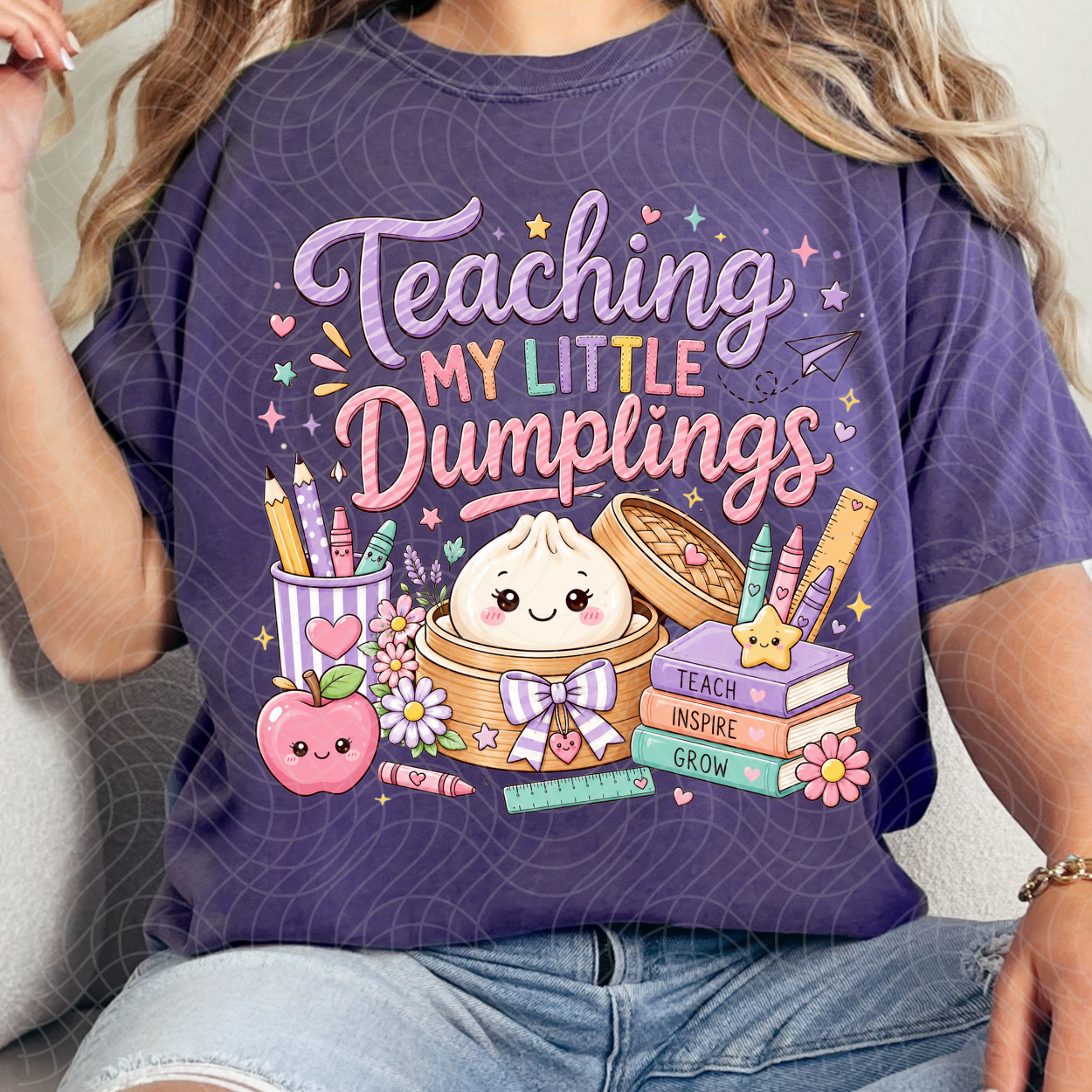 TEACHING MY LITTLE DUMPLINGS - DTF TRANSFER