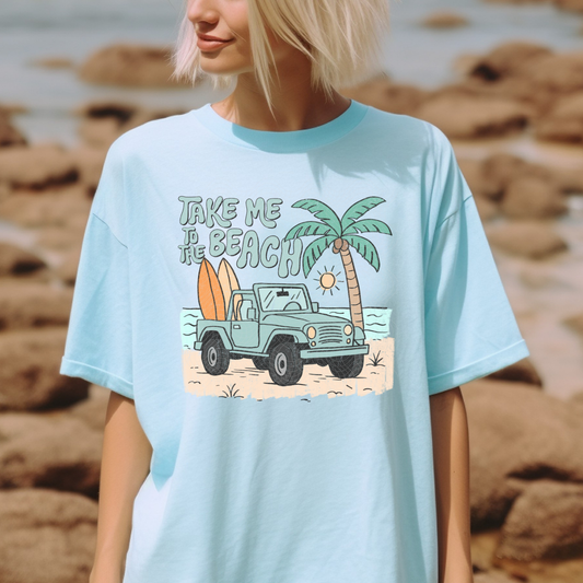 TAKE ME TO THE BEACH - DTF TRANSFER