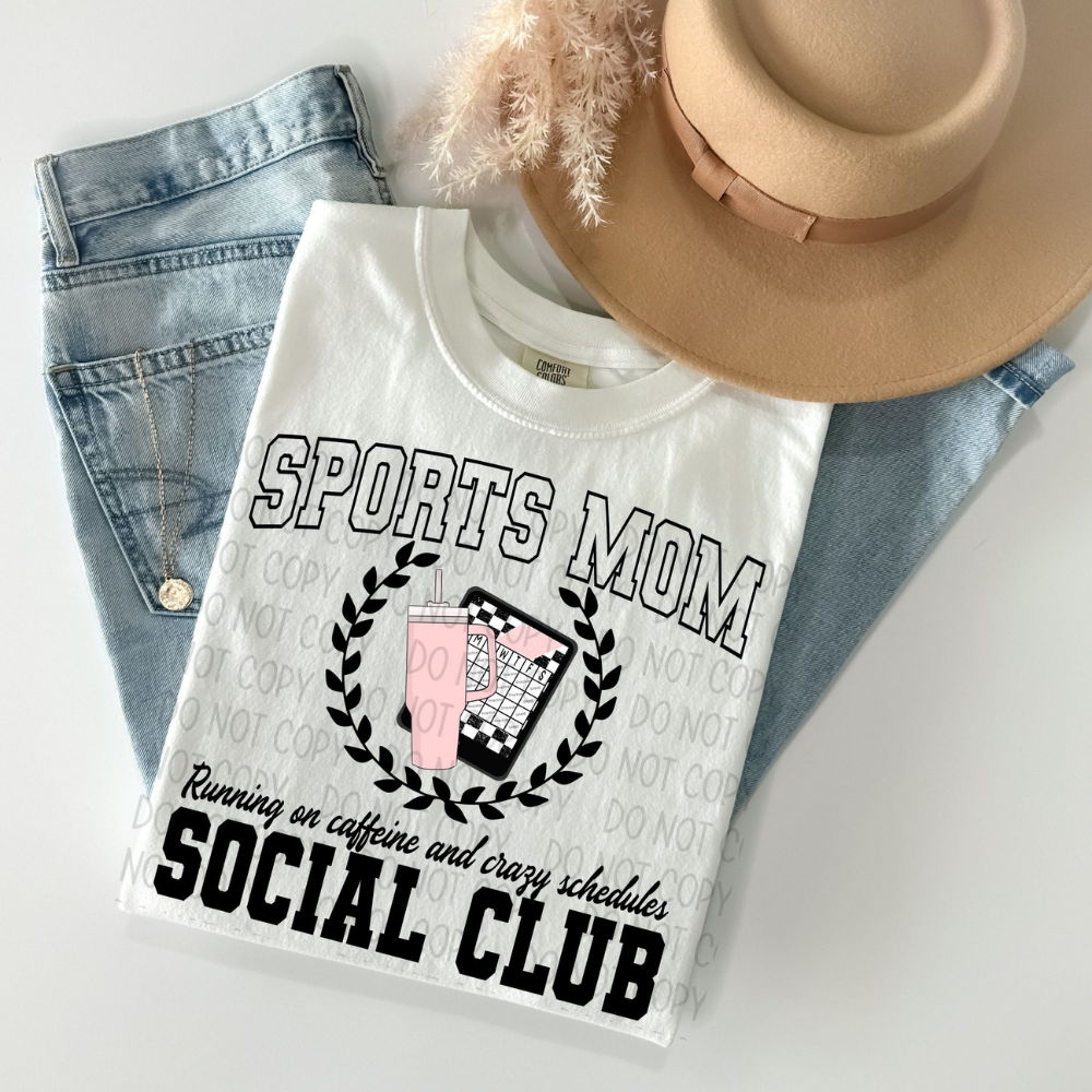 SPORTS MOM SOCIAL CLUB - DTF TRANSFER