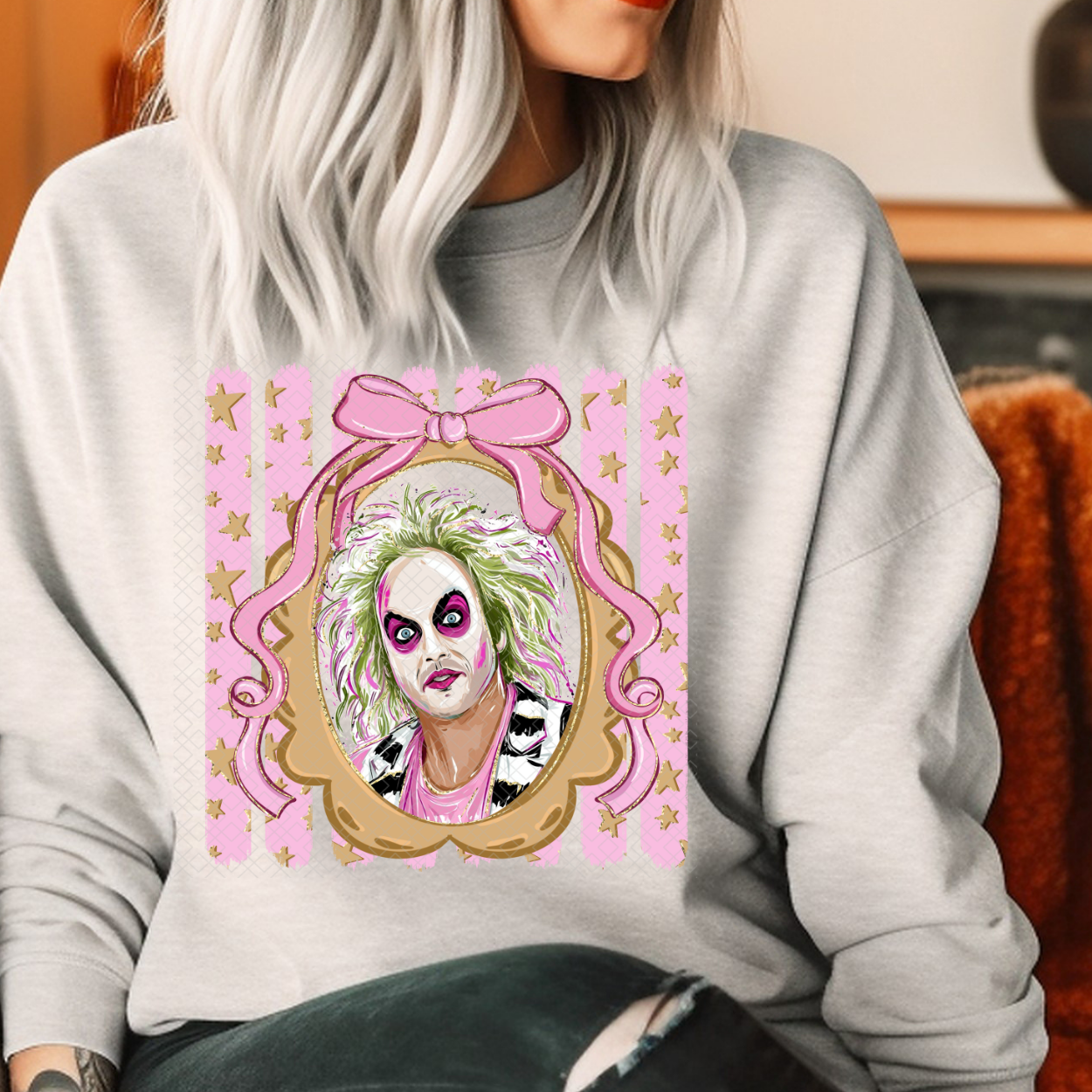 PREPPY PINK HORROR - DTF TRANSFER