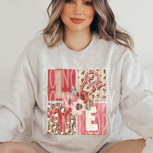 LOVE ROSES - DTF TRANSFER
