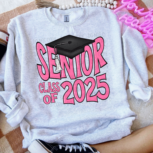 SENIOR 2025 PINK - DTF TRANSFER
