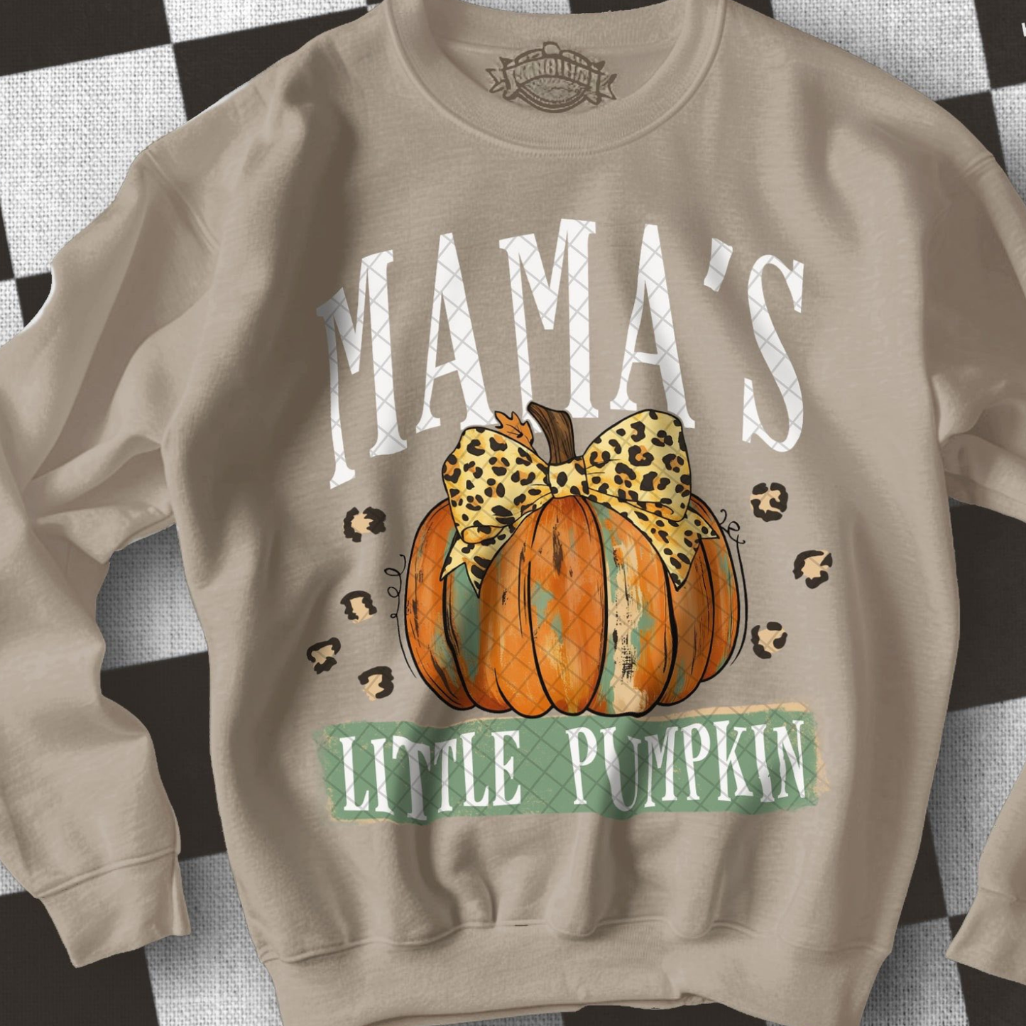 MAMA'S LITTLE PUMPKIN WHITE - DTF TRANSFER