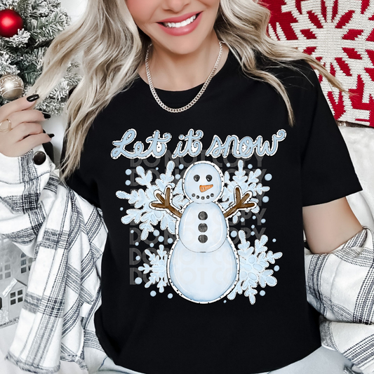 LET IT SNOW - DTF TRANSFER