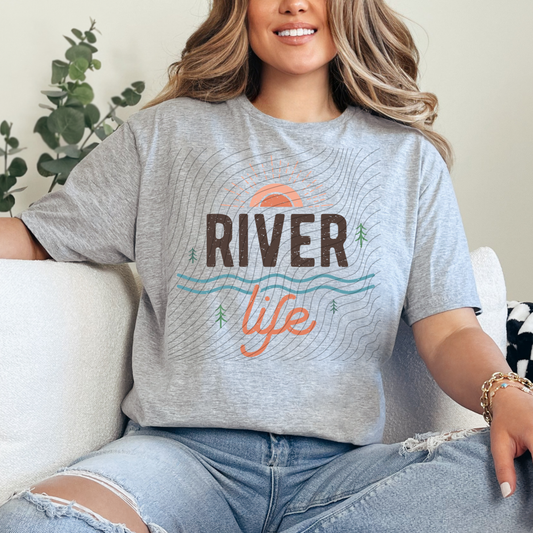 RIVER LIFE DISTRESSED - DTF TRANSFER