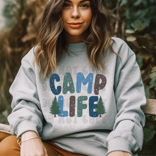 CAMP LIFE - DTF TRANSFER