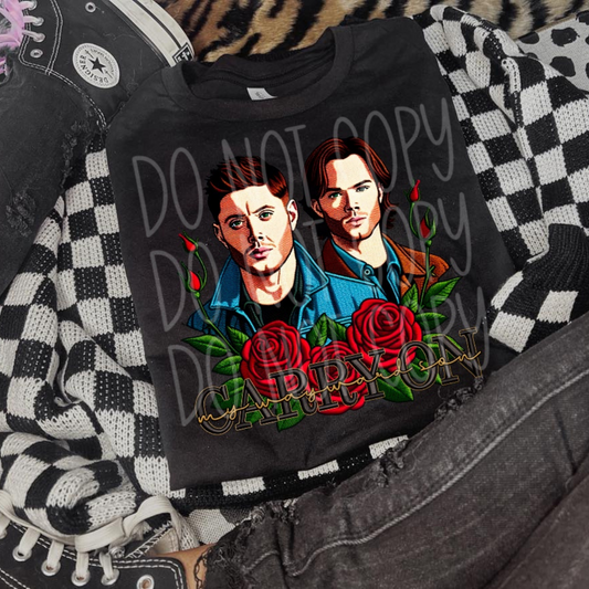 CARRY ON MY WAYWARD SON - DTF TRANSFER