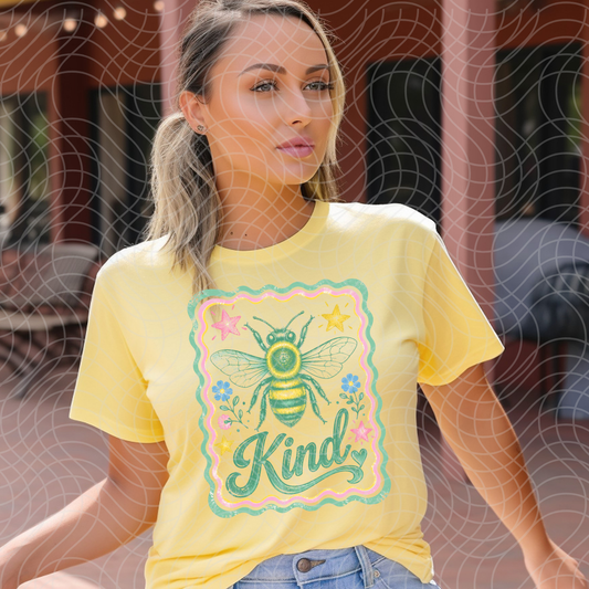 BEE KIND WAVE - DTF TRANSFER