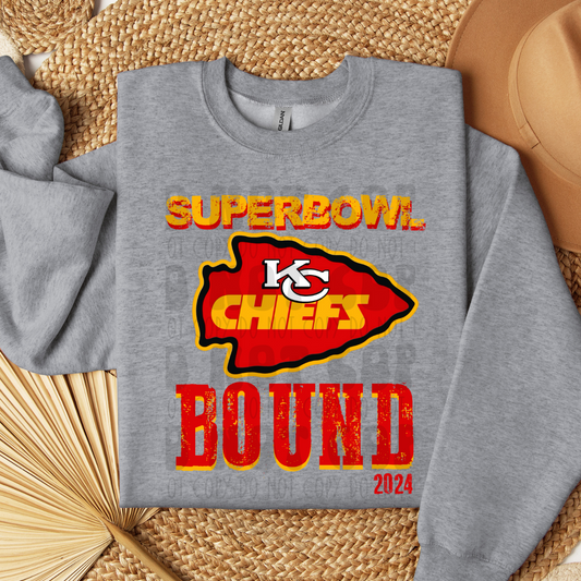 KC SUPERNBOWL BOUND 24 - DTF TRANSFER