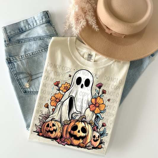 GHOST PUMPKINS - DTF TRANSFER