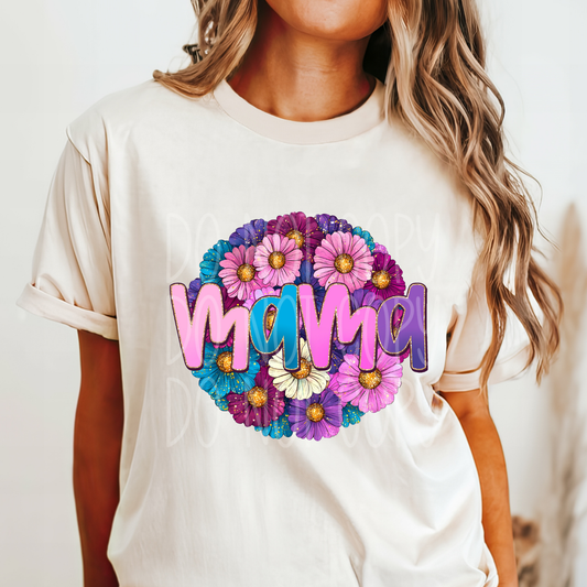 MAMA FLOARL - DTF TRANSFER