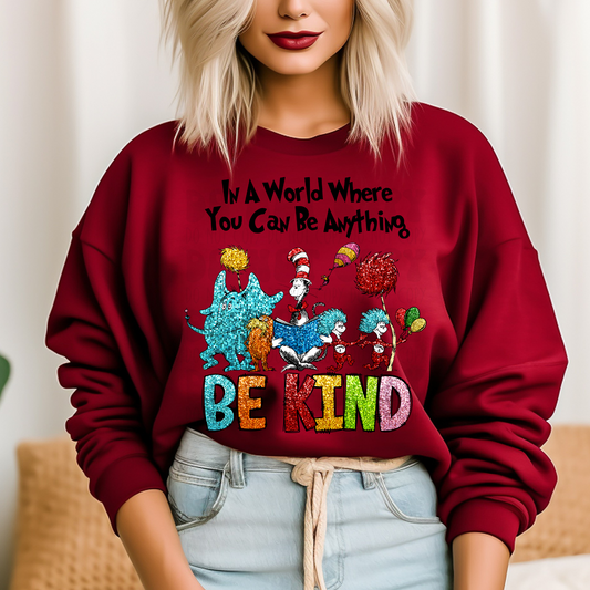 BE KIND FAUX SEQUINS - DTF TRANSFER