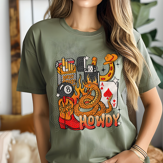 HOWDY COLLAGE - DTF TRANSFER
