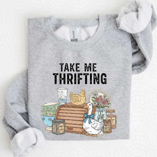 TAKE ME THRIFTING - DTF TRANSFER