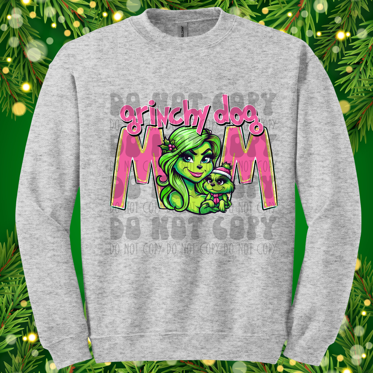 GREEN GUY DOG MOM - DTF TRANSFER