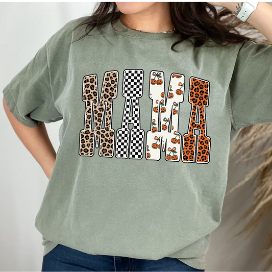MAMA FALL PATTERNS - DTF TRANSFER