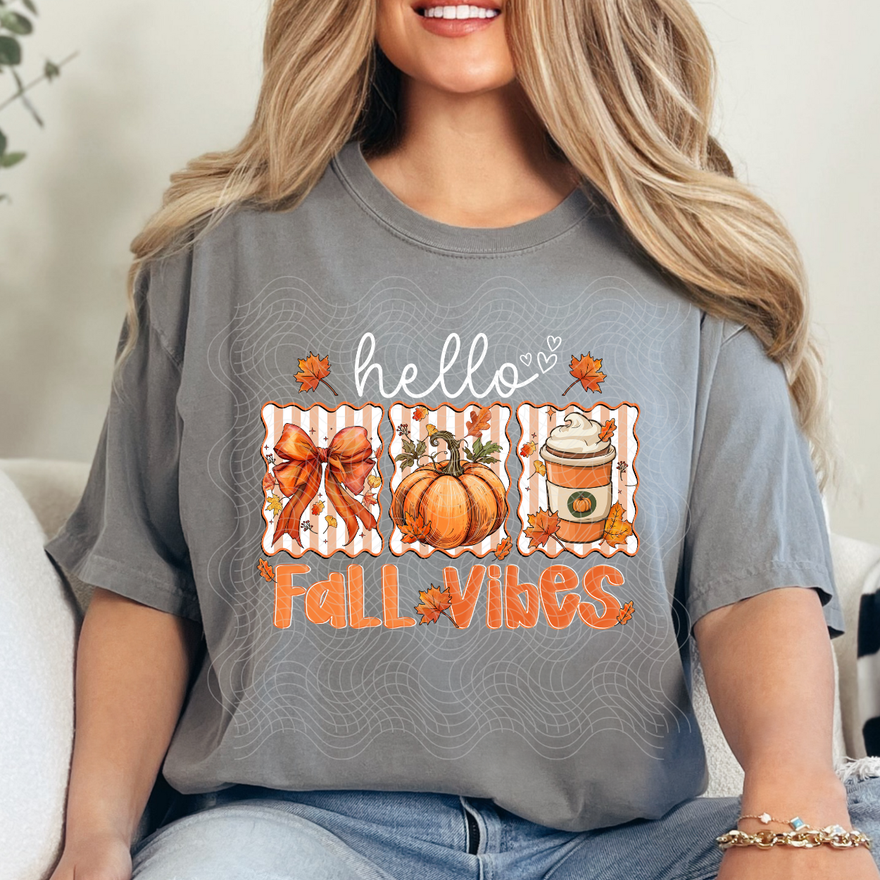 HELLO FALL VIBES - DTF TRANSFER