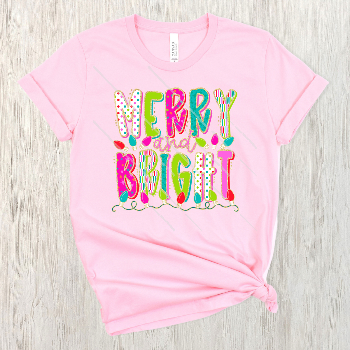 MERRY & BRIGHT BRIGHT - DTF TRANSFER